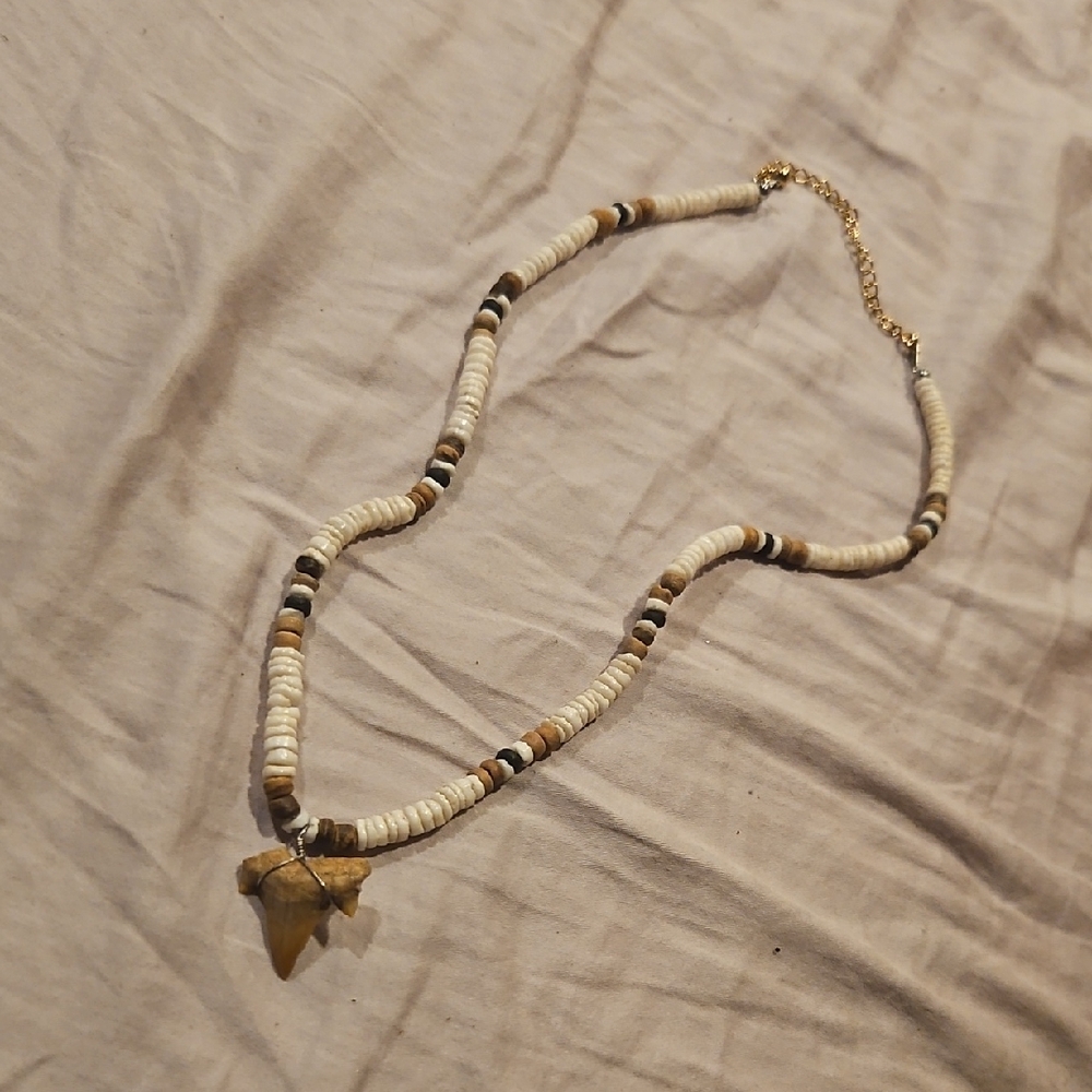 Shark Tooth Pendant Necklace